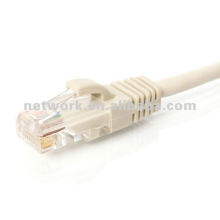 7 FT Booted Cat5e patch cord lan cable - White